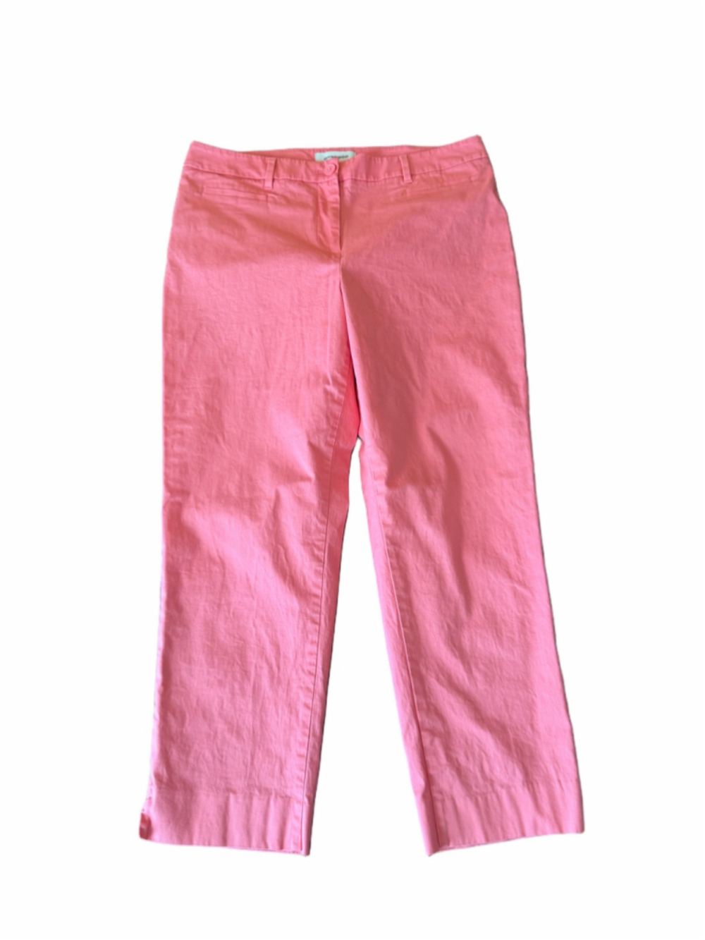 Talbots Cropped Pants Pink Size 12
